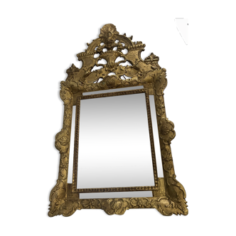 Miroir ancien doré 56x105cm
