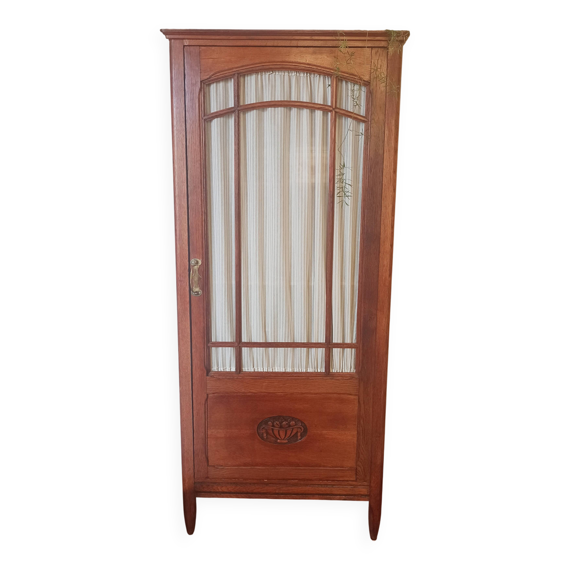 Art Deco bonnetière wardrobe in wood