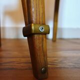 4 chairs "bow wood" by Hugues Steiner 50