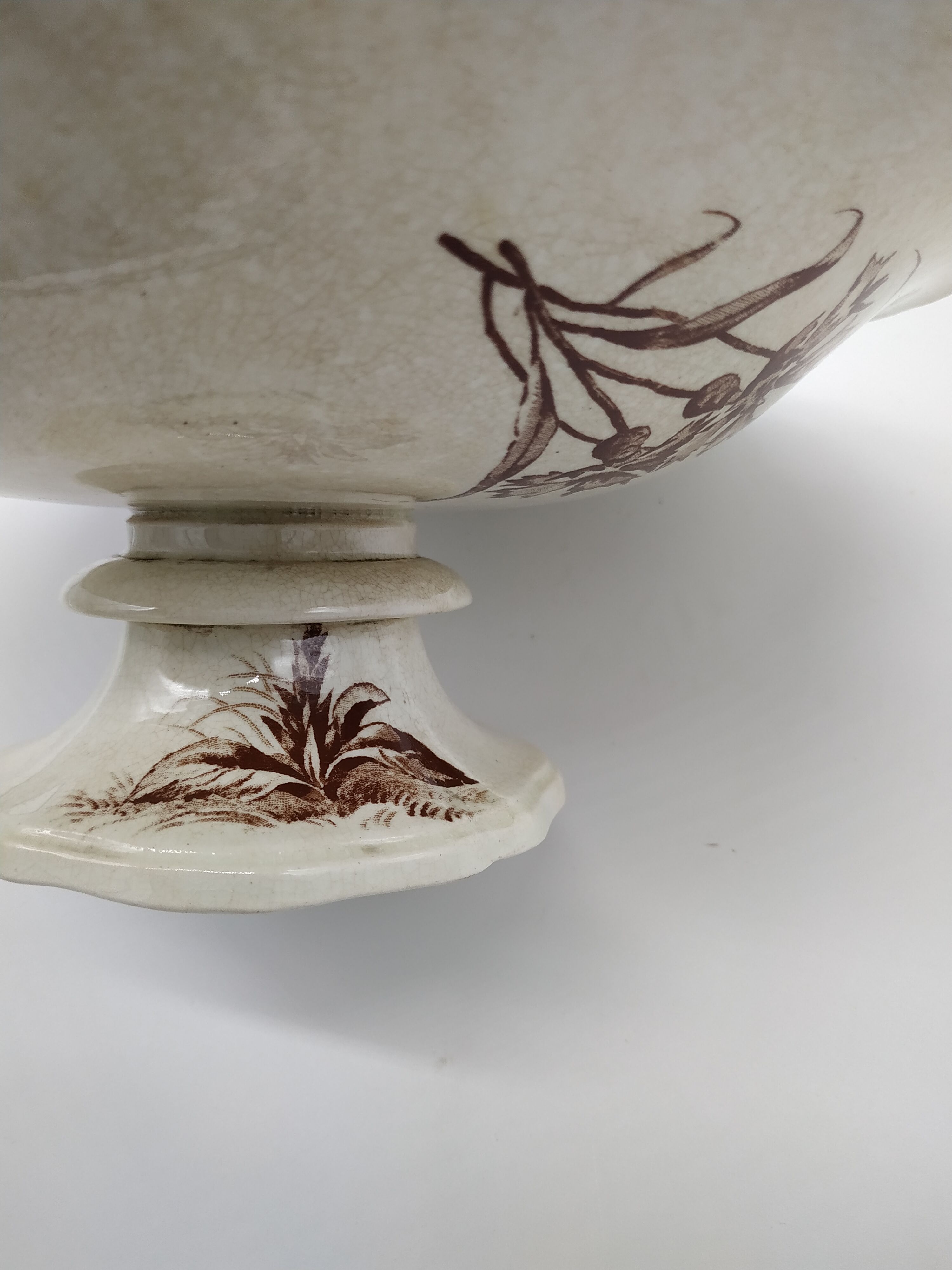 Compotier of the flora department of the house Jules vieillard de bordeaux