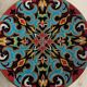 Longwy enamel dish Arabesques creation by P. Mignon