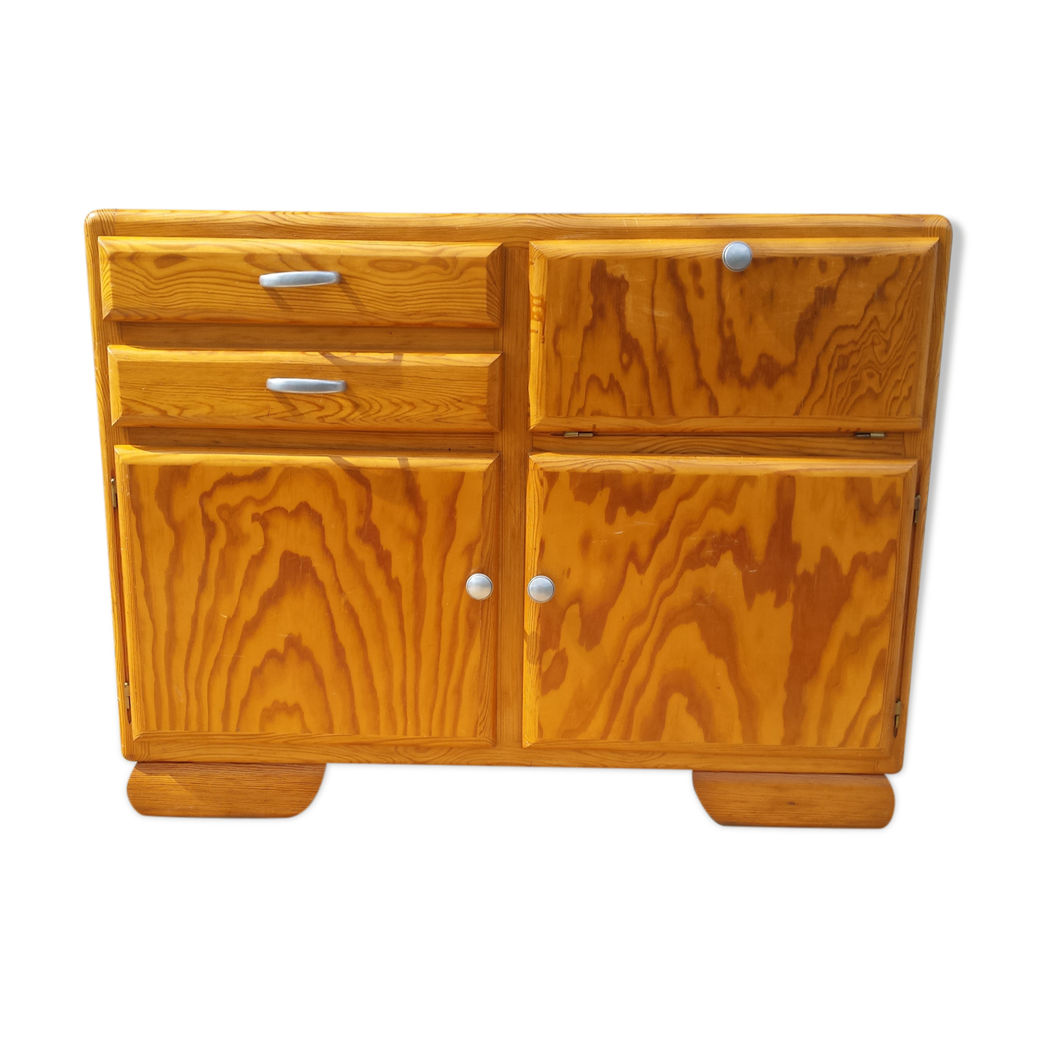Buffet mado bas couleur miel