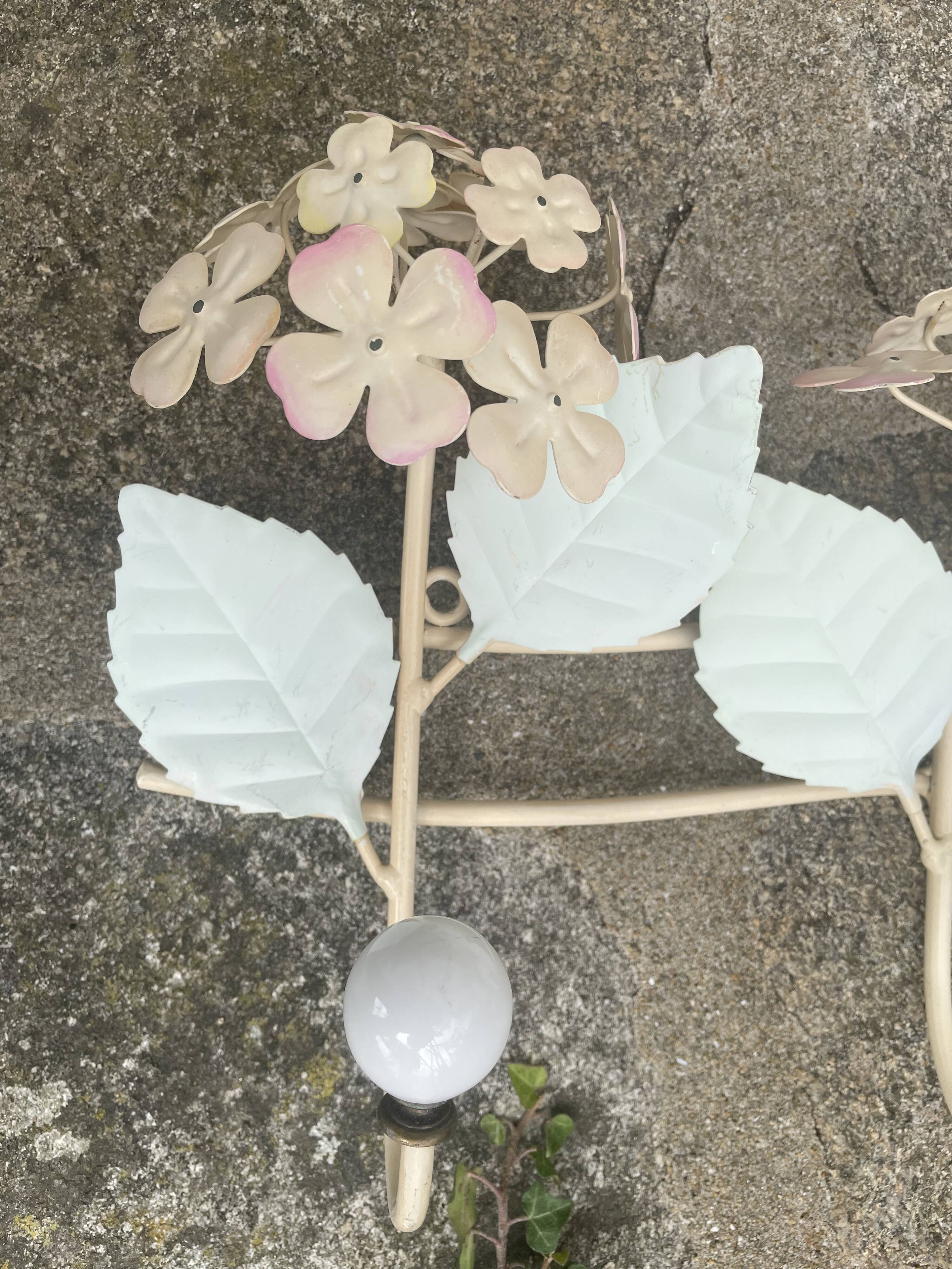 Hydrangea coat rack