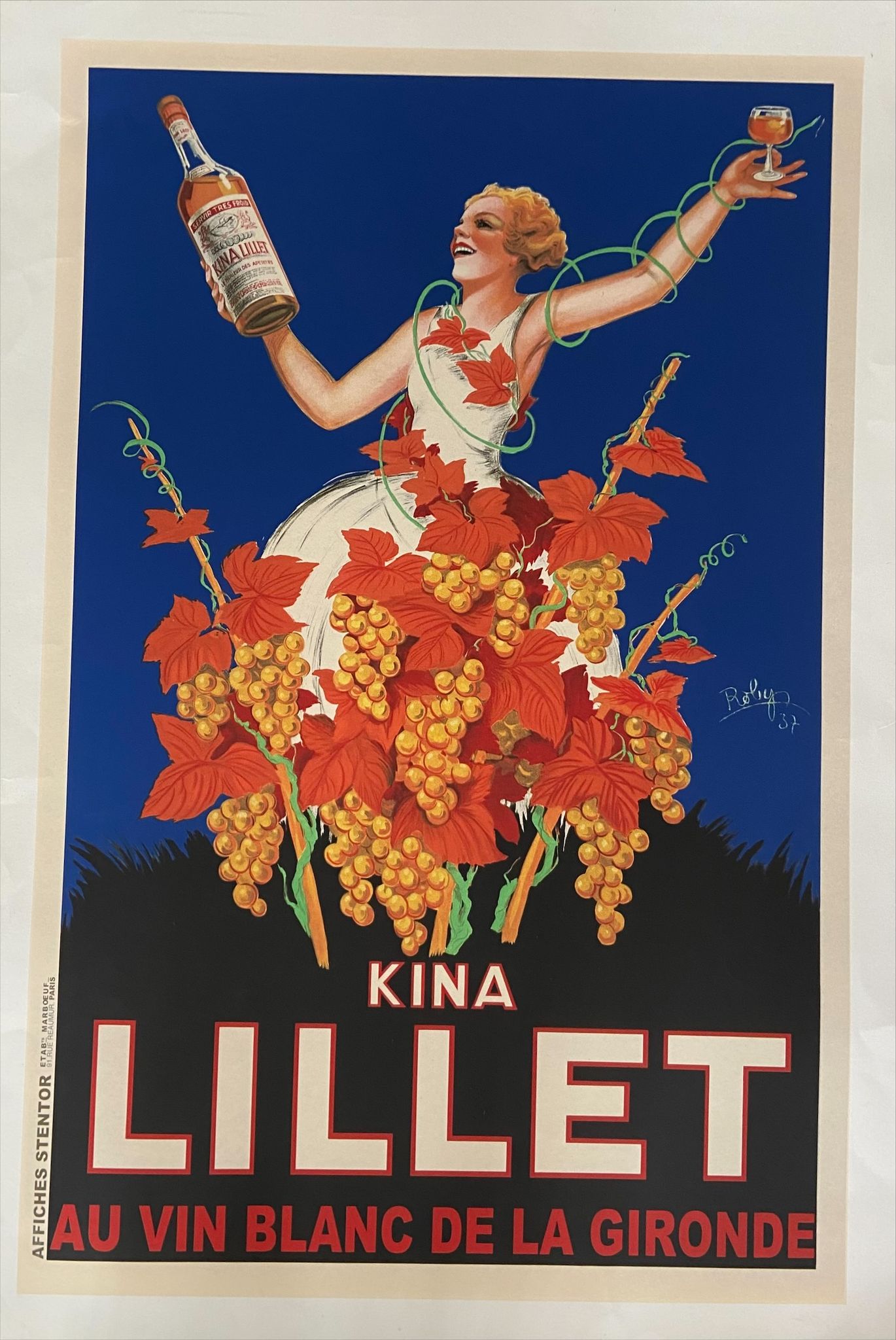 Original vintage poster - Kina Lillet - Robys - 30s