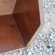Pair of bedside tables from the 70s in rosewood stained oak veneer