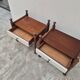 Pair of vintage 1970s Scandinavian style bedside tables