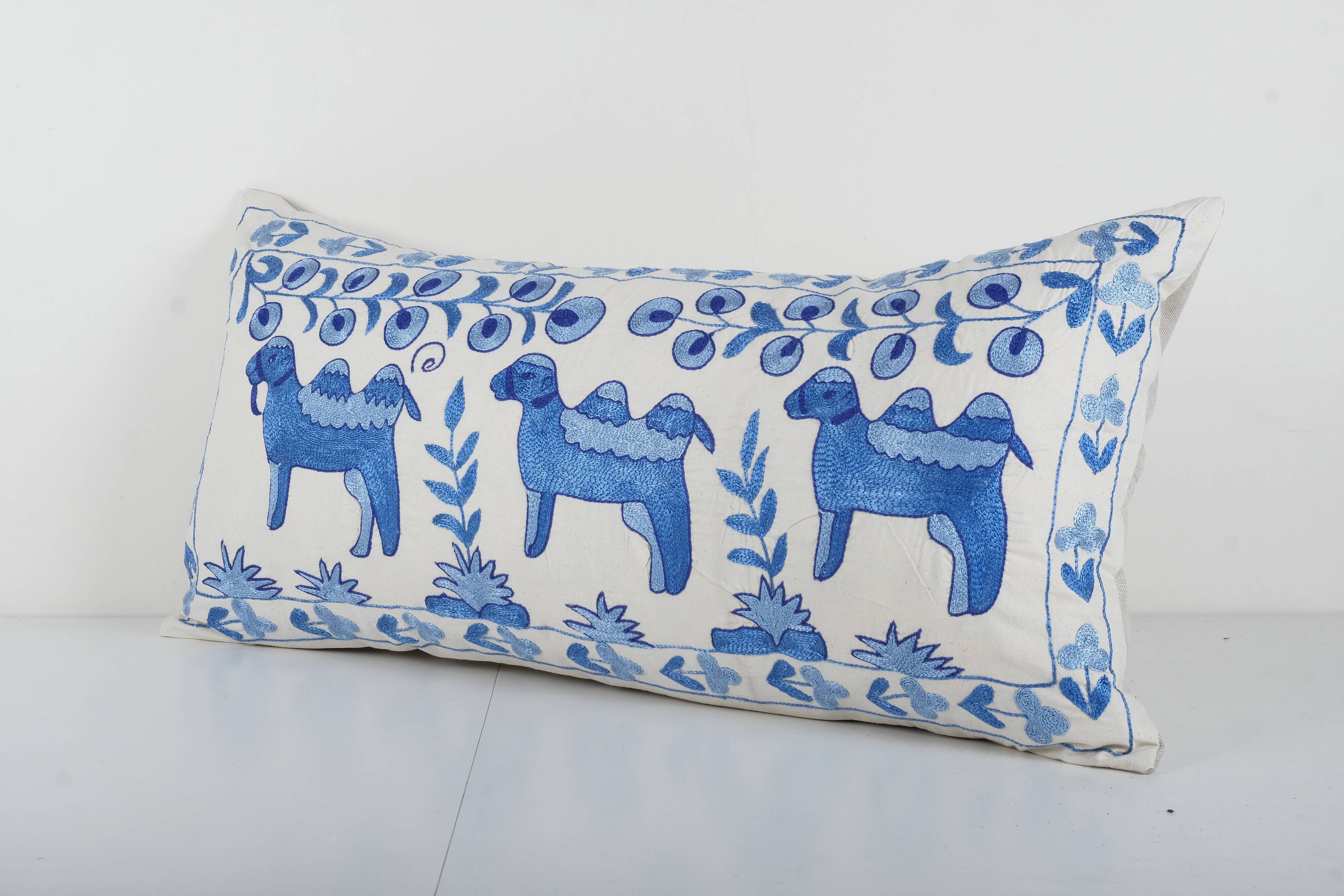 Turkish Suzani pillowcase