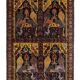 Vintage handmade traditional oriental turkish oushak rug 6'8" x 10'6"
