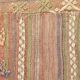 6x8 Light Green Brown Turkish Kilim Rug, 173x260Cm