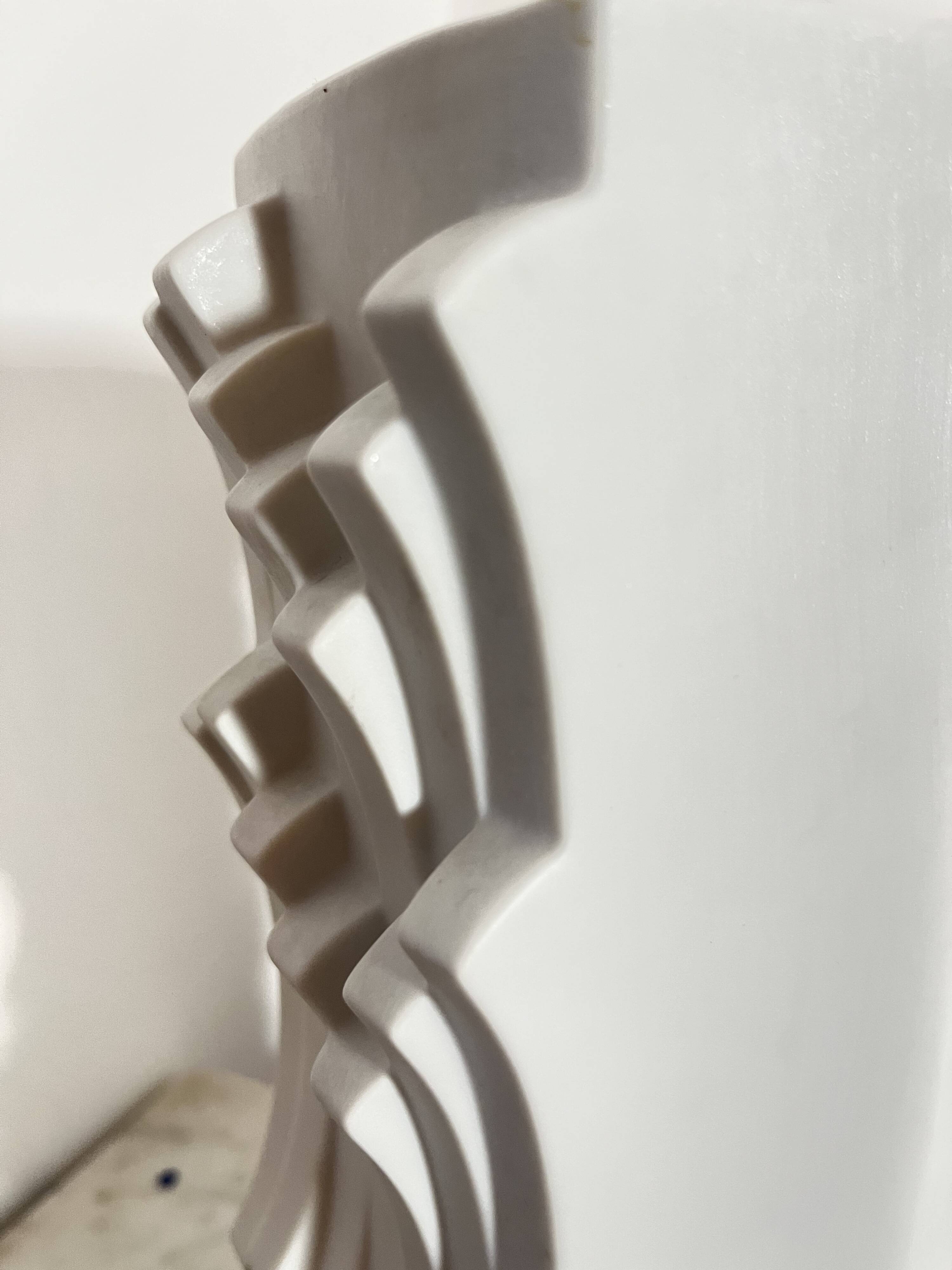 Vintage Bisque Porcelain Vase by Heinrich Fuchs for Hutschenreuther, 1960