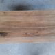 Table basse en bois massif et acier