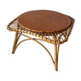 Rattan coffee table