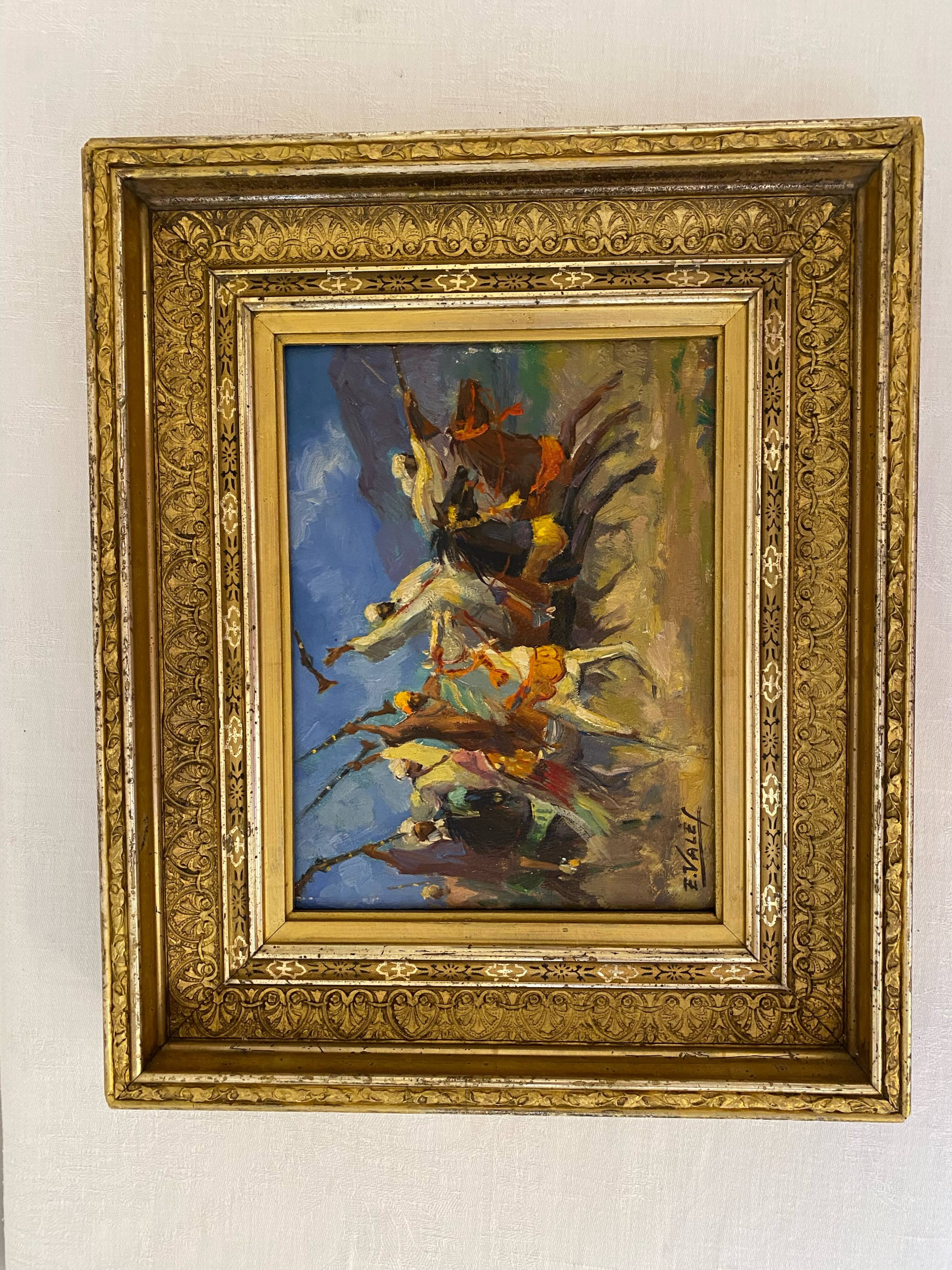 Peinture orientaliste XXème siècle. Edmond Valès (1918-2001)