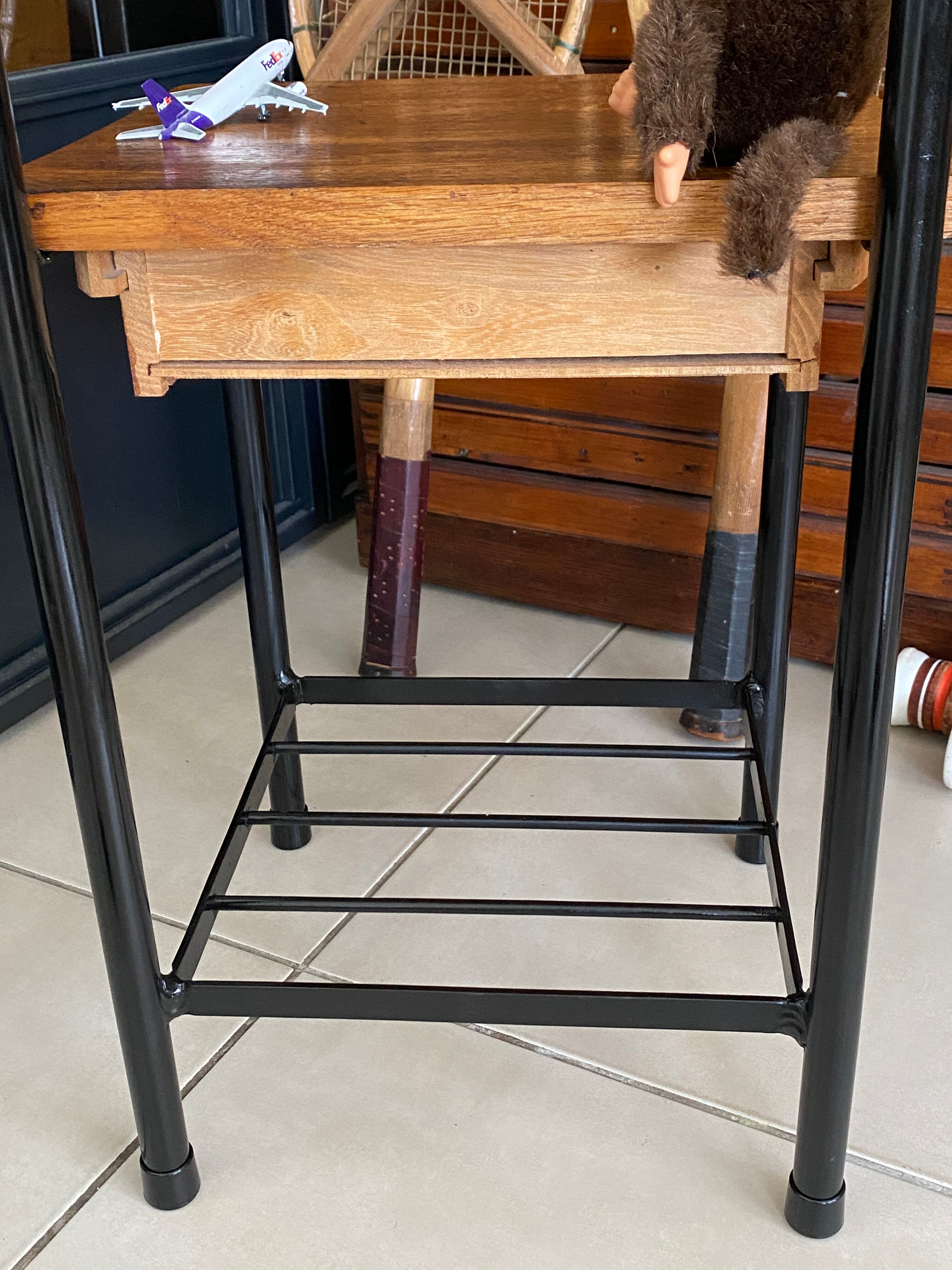 Chevet d'internat métal et bois