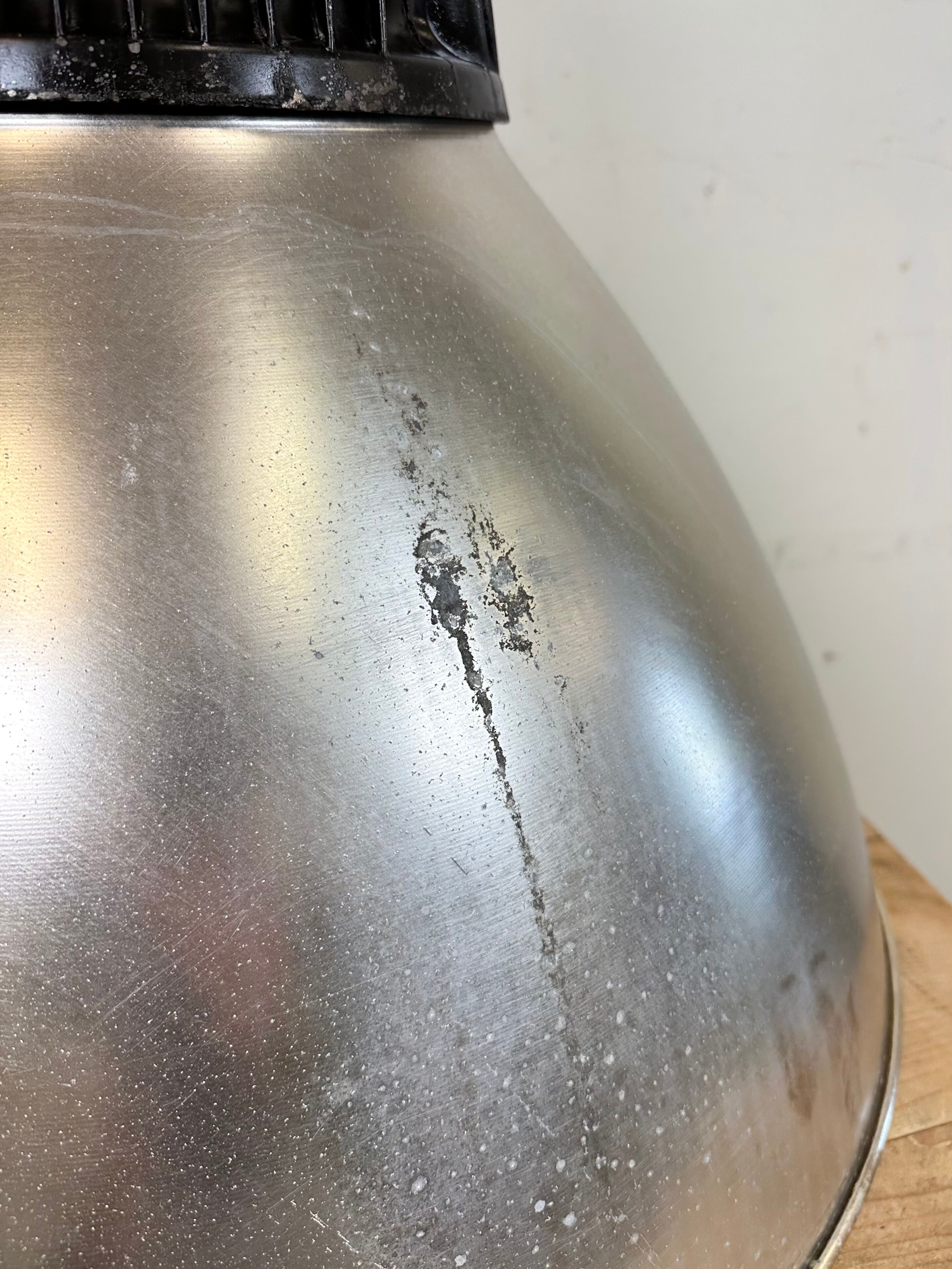 Large Industrial Aluminium Pendant Light from Elektrosvit, 1960s