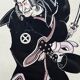 Set of gouache paintings "Actors of Kabuki Theatre".
