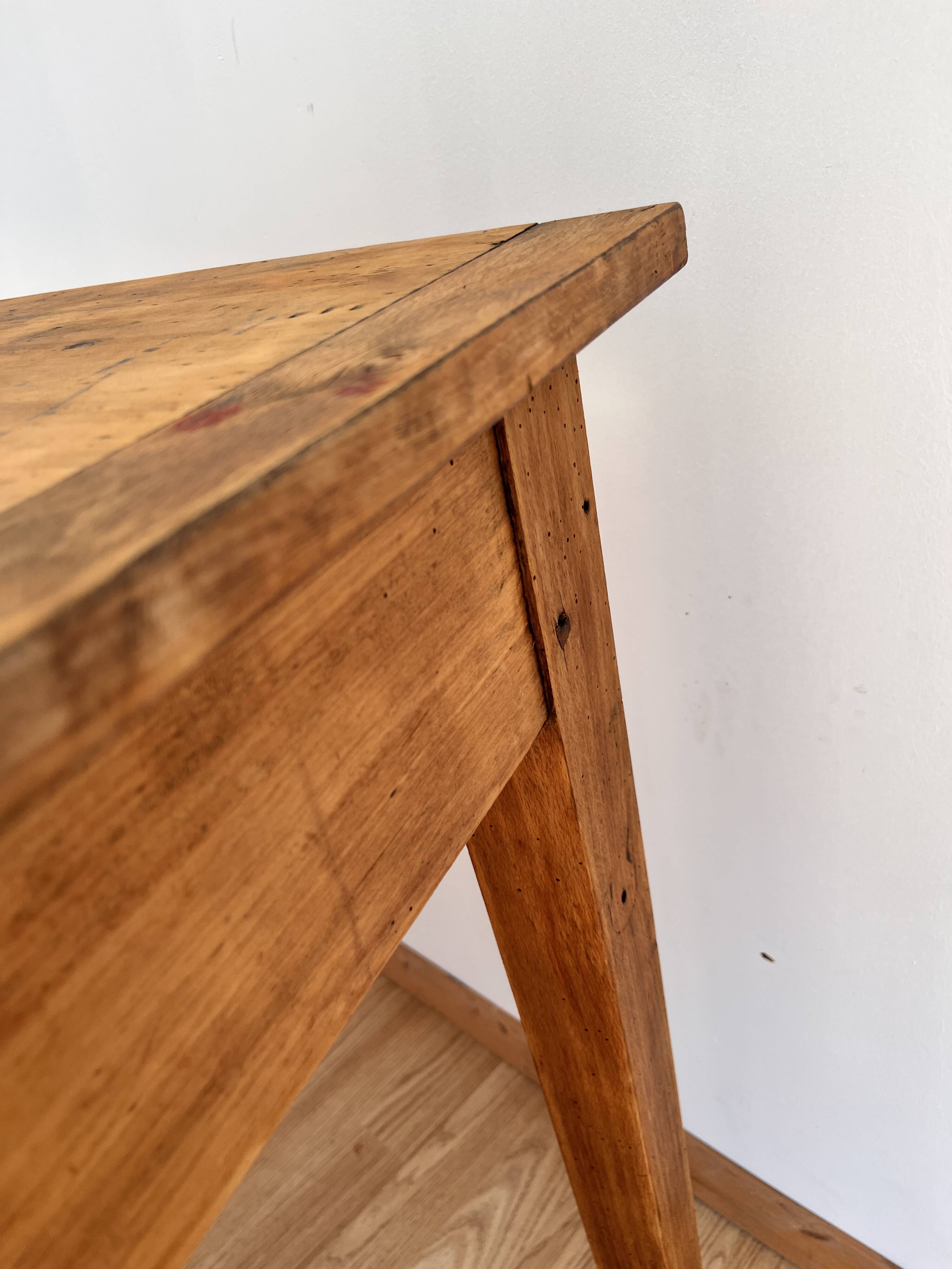 Farmhouse wooden table