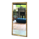 Antique mirror, 145/68cm, gilded with gold leaf and mercury.