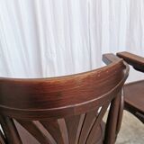 Set of 4 Vintage Bentwood Dining Chair: Mid-Century Thonet Style Armchair