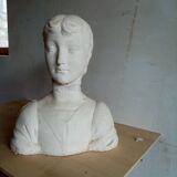 Plaster bust