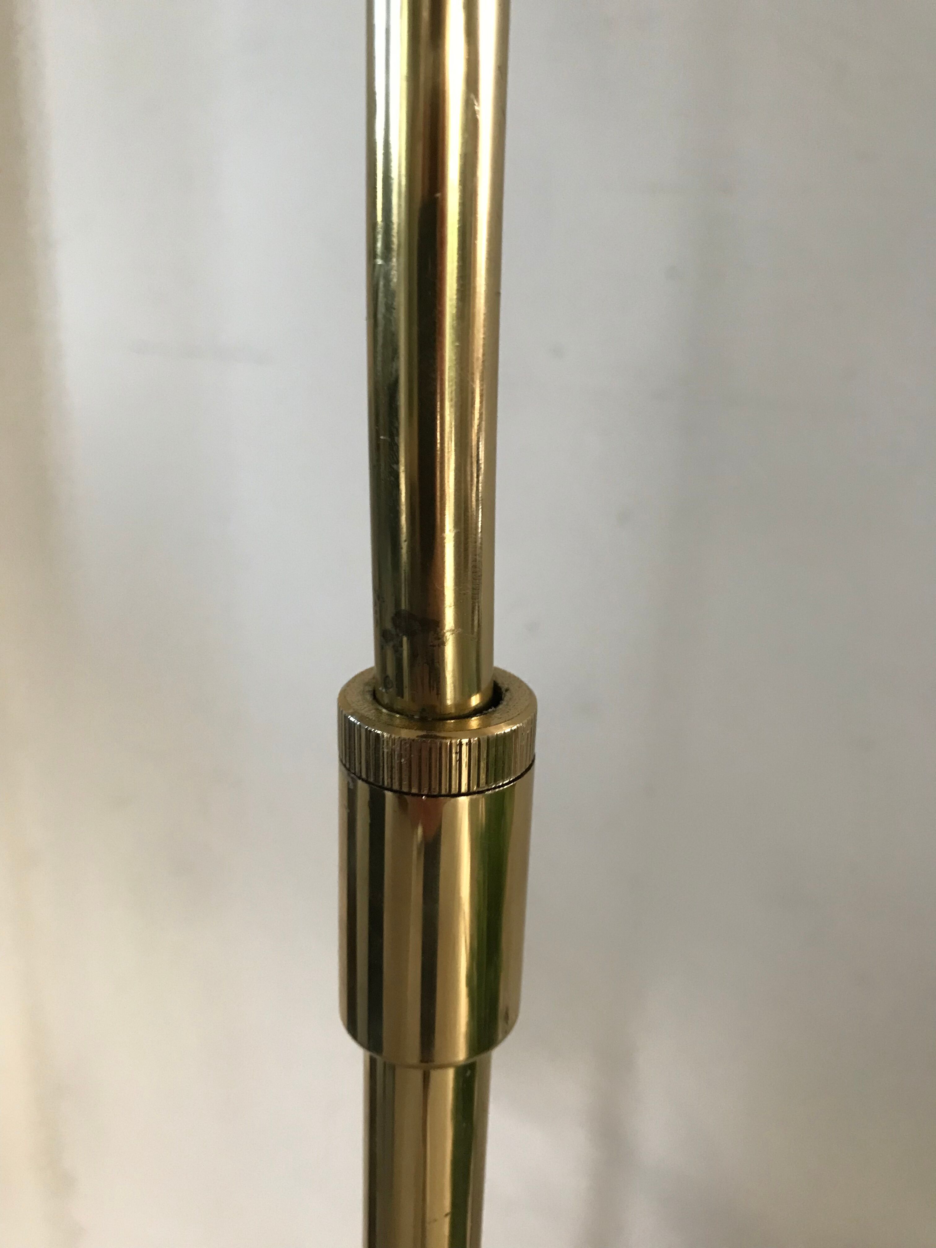 Vintage brass lamppost