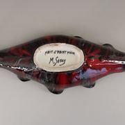 Table center dish, pockets signed in 70