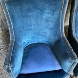 Set of Art Deco Italian chairs in walnut, 1920s