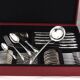 Christofle Marly cutlery set 49 pieces, knives, silver-plated metal, excellent condition.