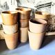 Ensemble de tasses ou verres en grès Digoin
