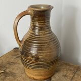Glazed stoneware jug