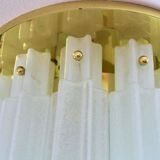 Star recessed plastered plastered in brass and frosted glass Glash-tte Limburg
