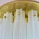 Star recessed plastered plastered in brass and frosted glass Glash-tte Limburg