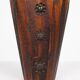 Vase breton en bois sculpté et laiton, Bretagne, France, 1960s