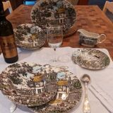 Porcelain table service the hunter