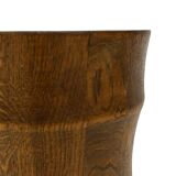 Vintage umbrella holder wooden basket storage 1960 minimalist design