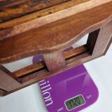 Solid oak reading desk, adjustable