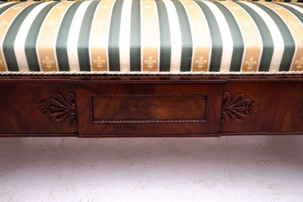 Biedermeier sofa, northern europe, circa 1860. after renovation
