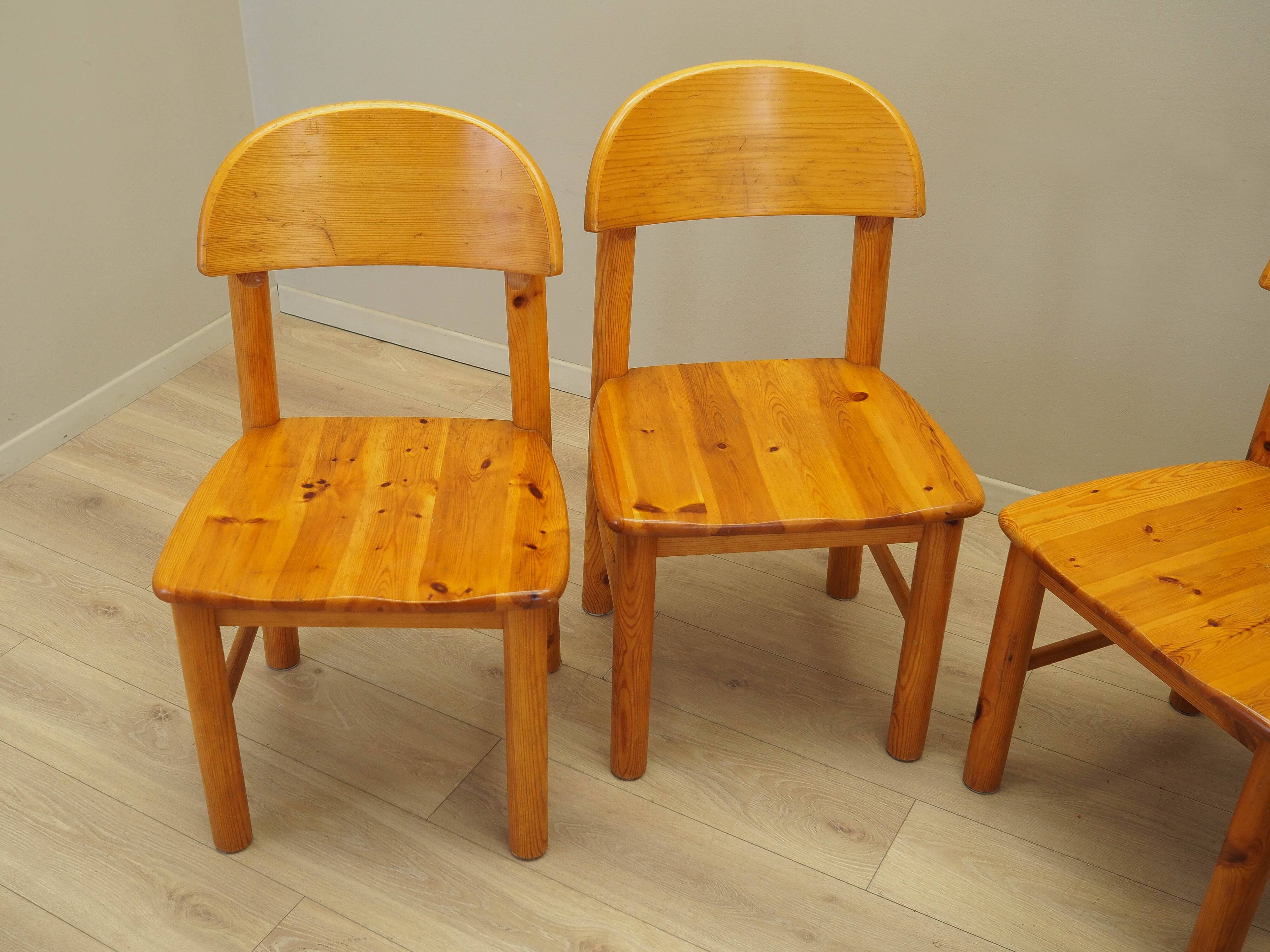 Set of four chairs, Scandinavian design, 1960s, designer: Rainer Daumiller,