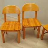 Set of four chairs, Scandinavian design, 1960s, designer: Rainer Daumiller,