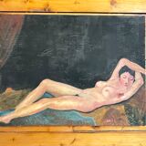 Sleeping, oil on canvas 1972