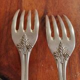 Christofle, Paris: Set of 12 Empire style table forks
