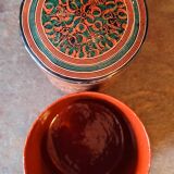 Old vintage lacquer box Asia Burma China