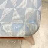 Set of chairs with a minimalist pattern, 1960s