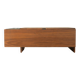 Elegant 1960s walnut veneer coffee table