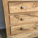 Louis Philipe airbrushed chest of drawers with 5 drawers