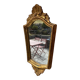 Small antique baroque mirror