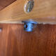 Vintage wardrobe with compass feet from the 60s