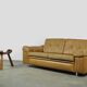 Danish vintage leather 2-seater sofa by svend skipper, 1970s