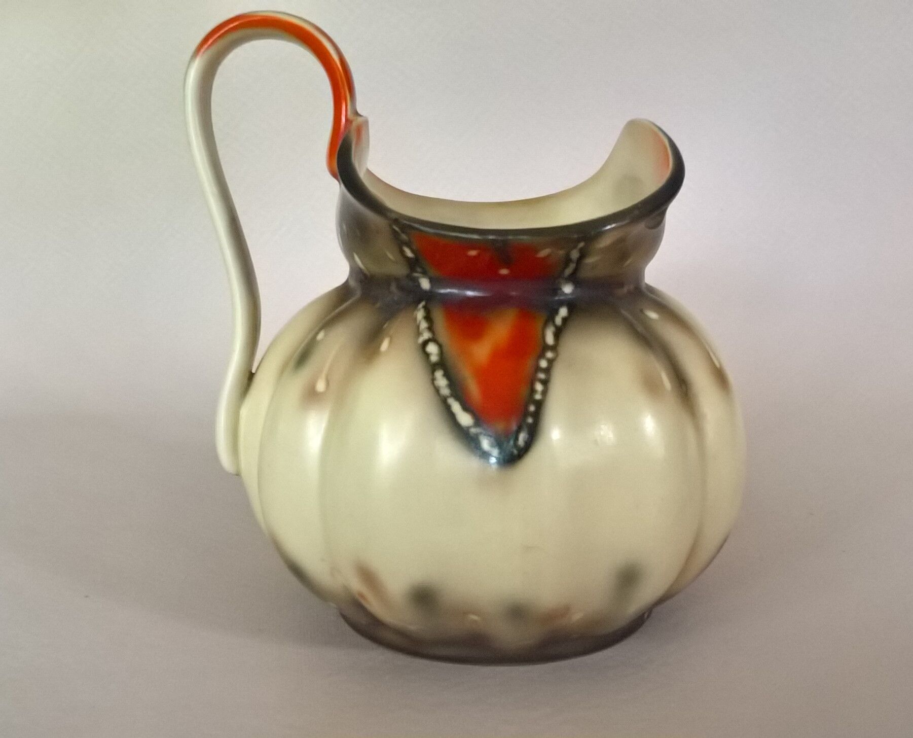 Czechoslovakian earthenware pitcher 3964