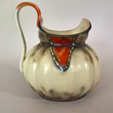 Czechoslovakian earthenware pitcher 3964